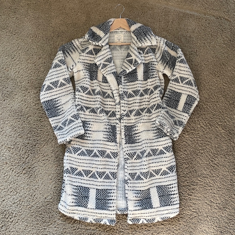 Billabong Fleece Coat size Small NWOT